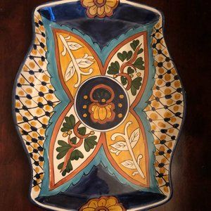 CBK Ltd. 1998 Hand-Painted Ceramic Platter